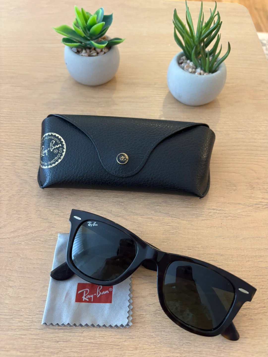 Ray-Ban Wayfarer Sunglasses RB 2140 Tortoise Shell
