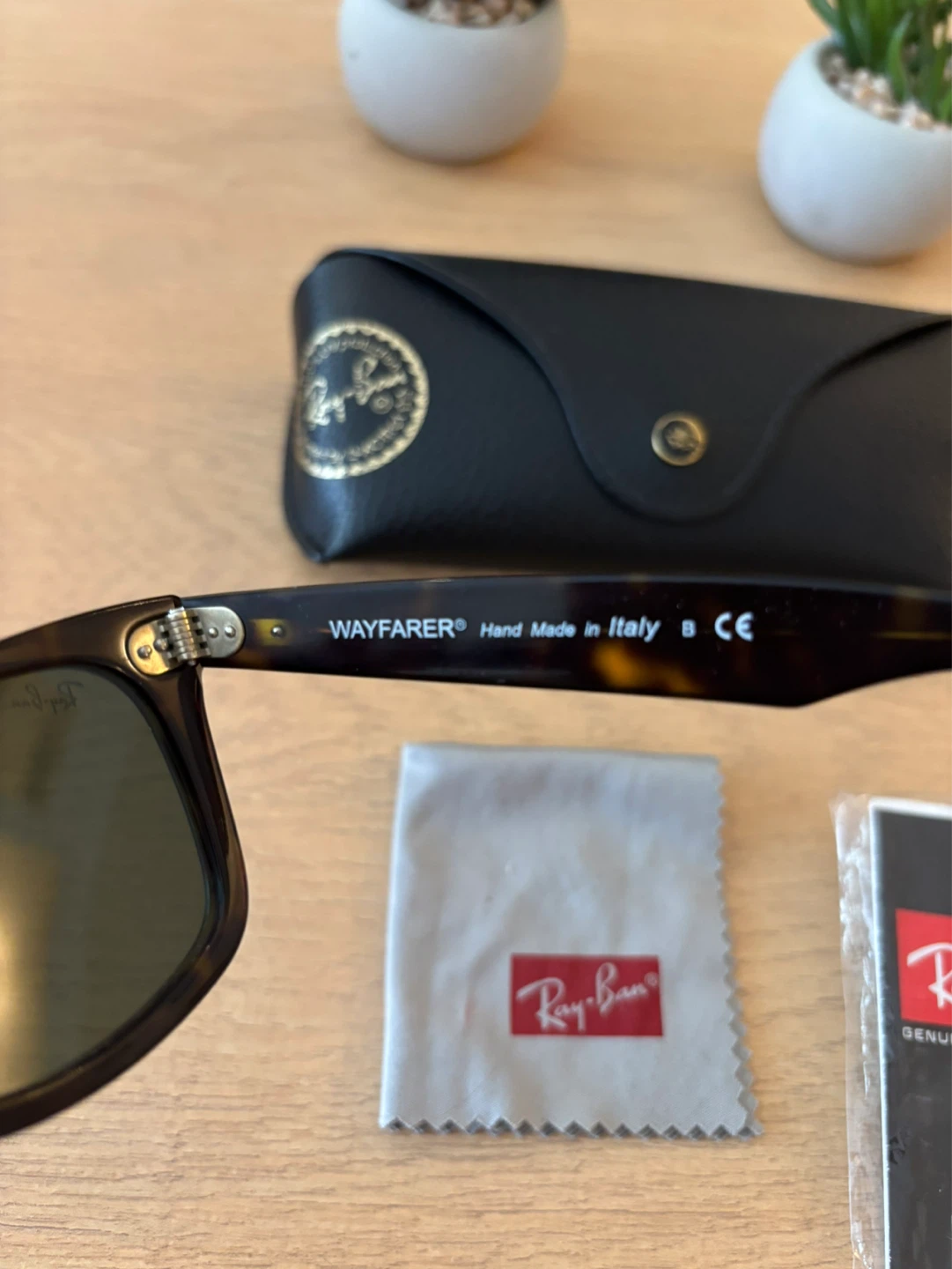 Ray-Ban Wayfarer Sunglasses RB 2140 Tortoise Shell - photo 3