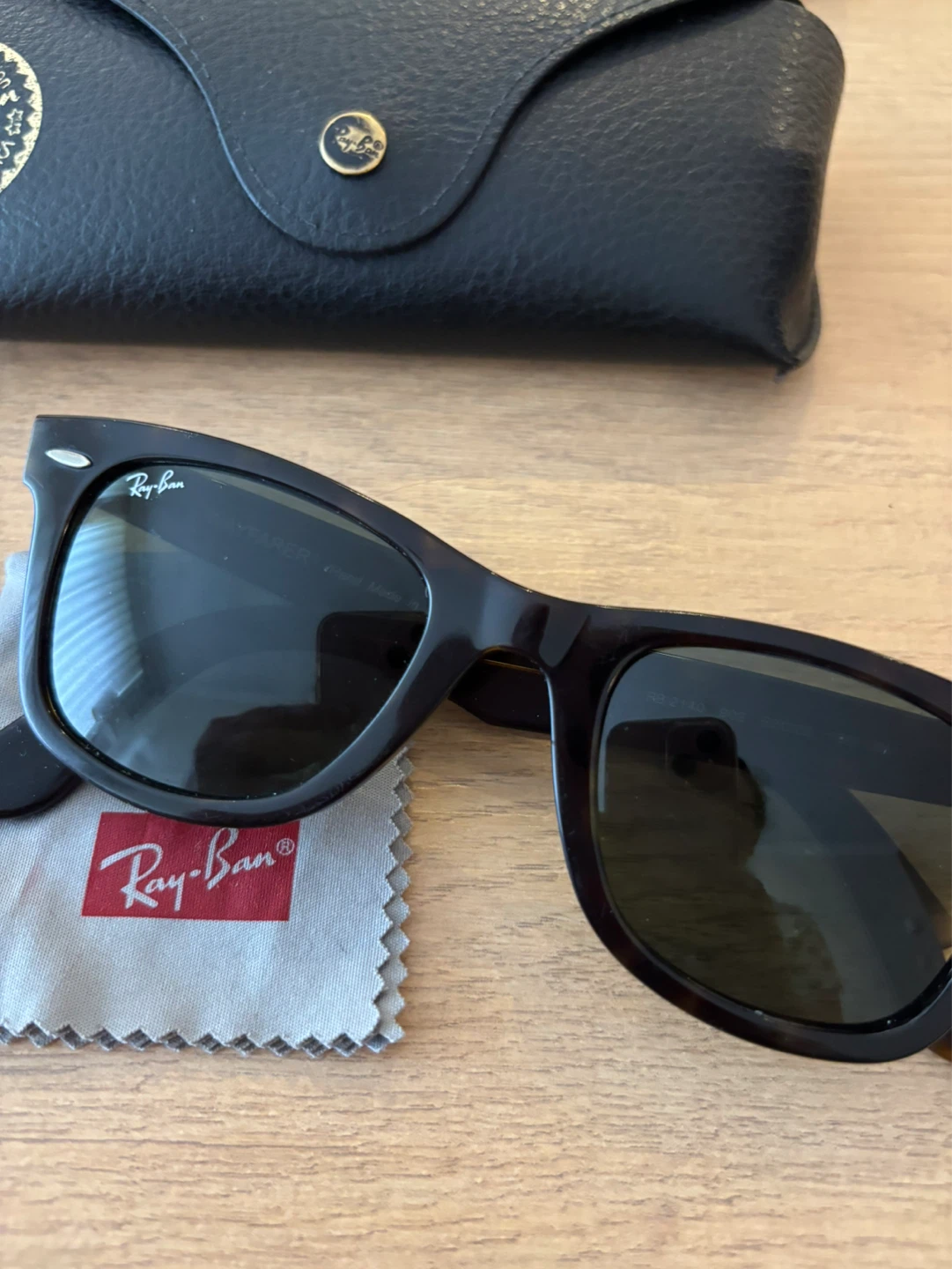 Ray-Ban Wayfarer Sunglasses RB 2140 Tortoise Shell - photo 2