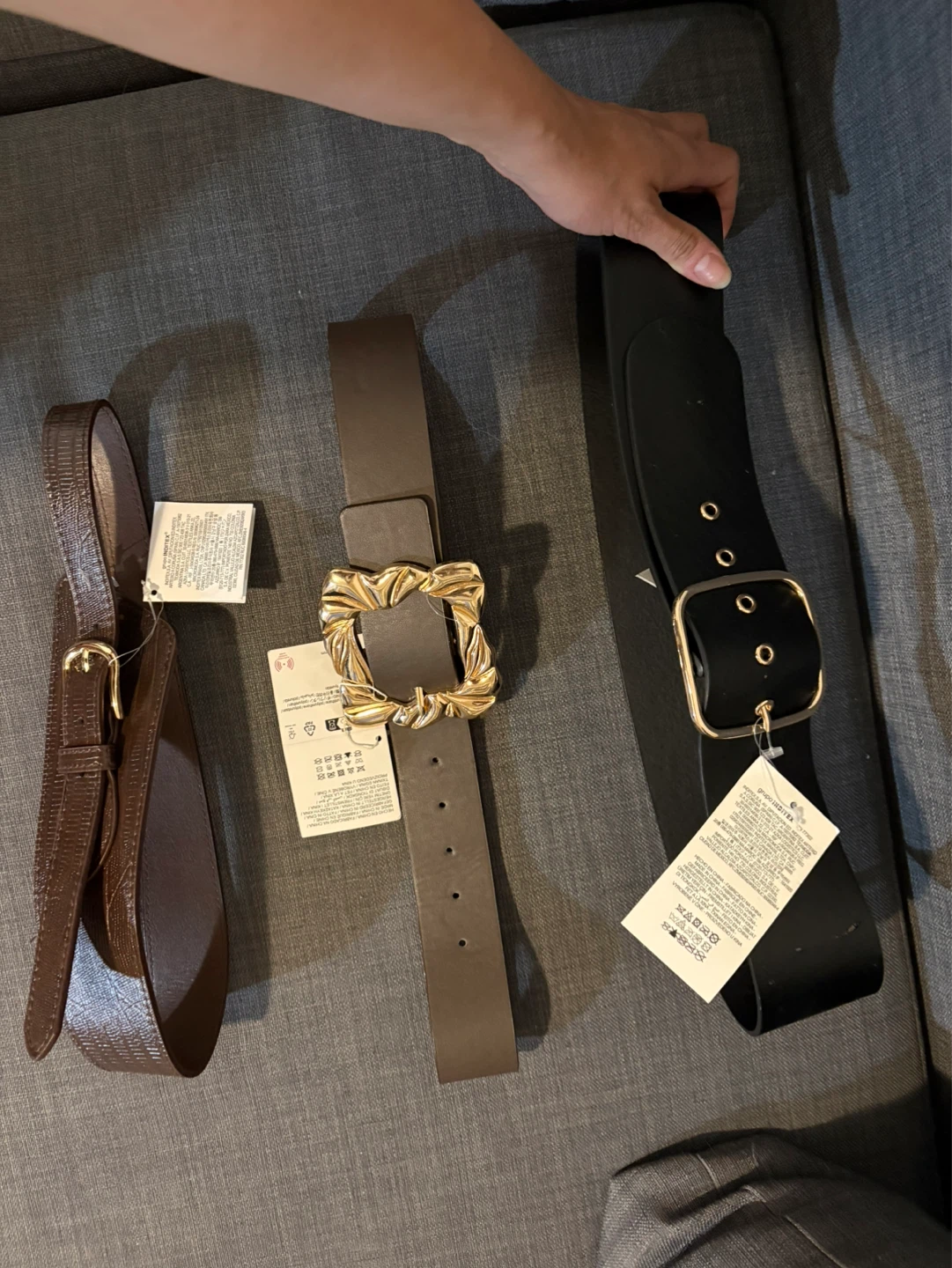 Set of 3 Women's Fashion Belts