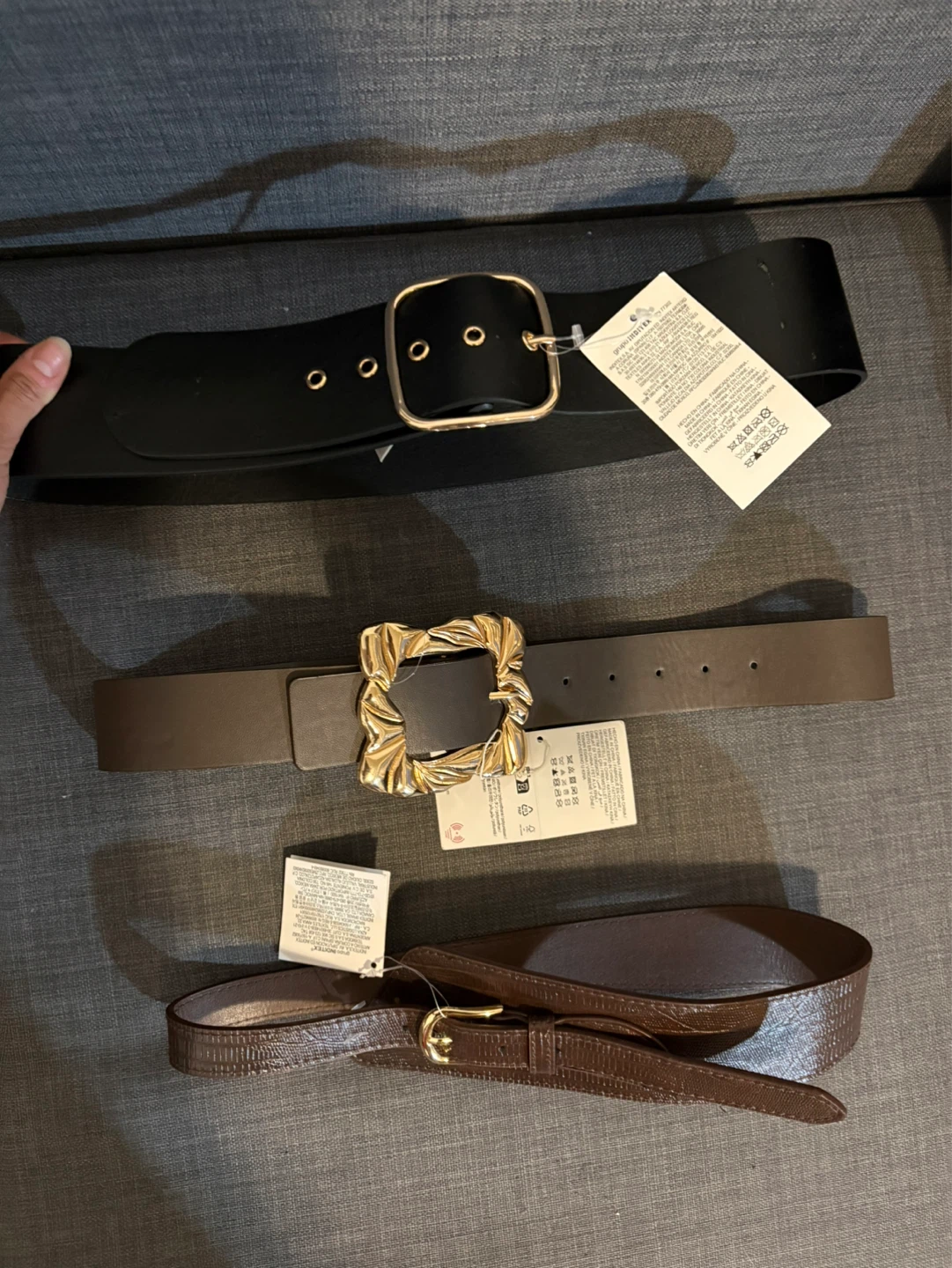Set of 3 Women's Fashion Belts - photo 2
