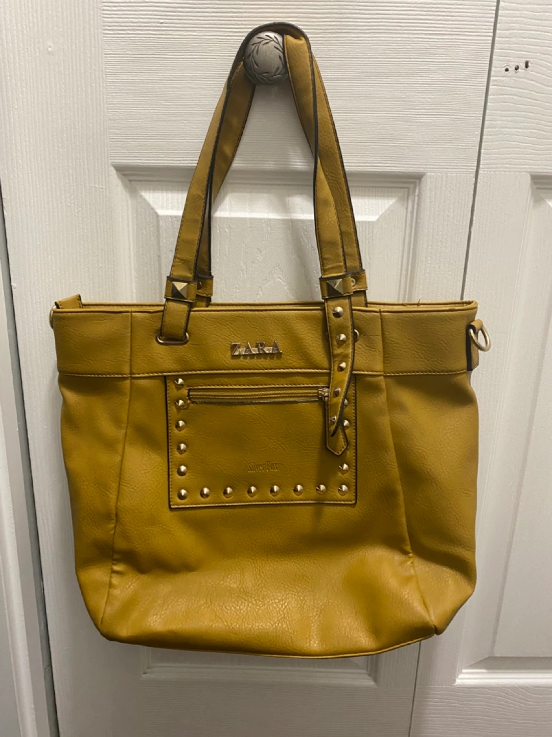 ZARA Yellow Tote Bag