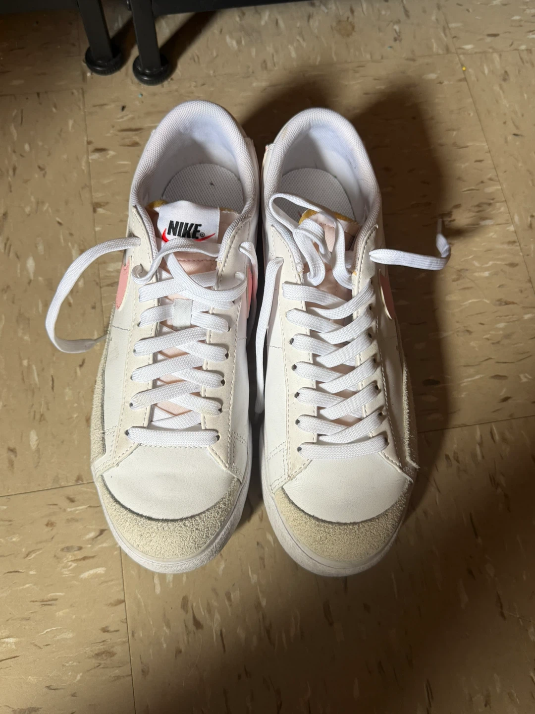 Nike Blazer Low white pink women's shoes