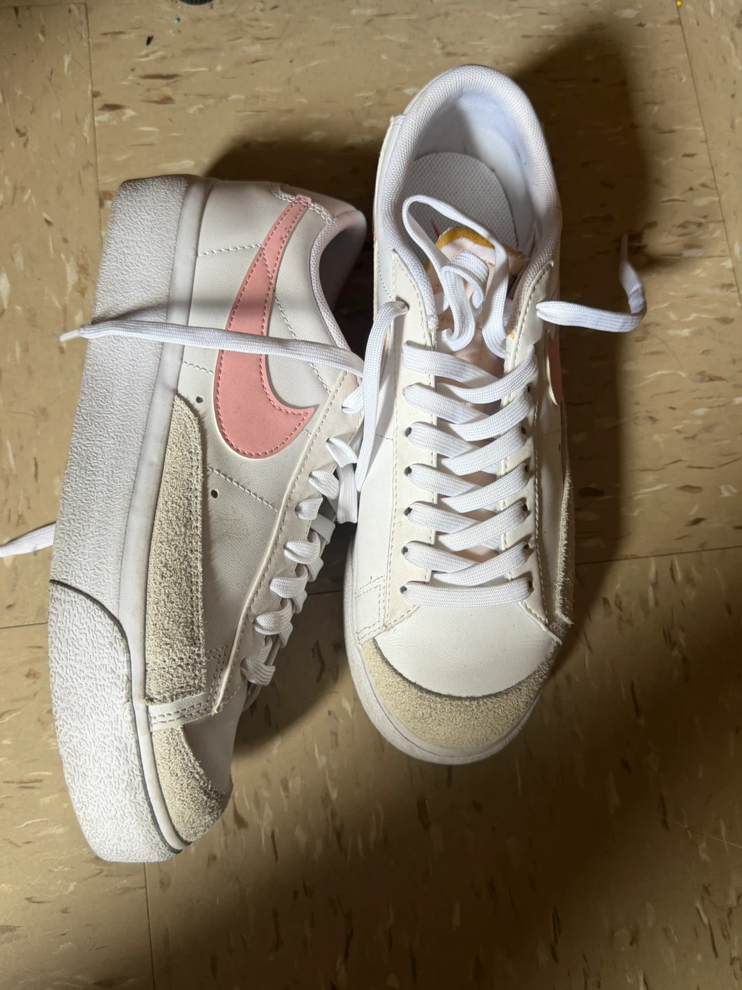 Nike Blazer Low white pink women's shoes - photo 2