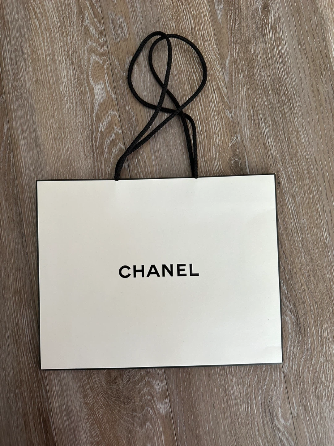 CHANEL Empty Shopping Bag