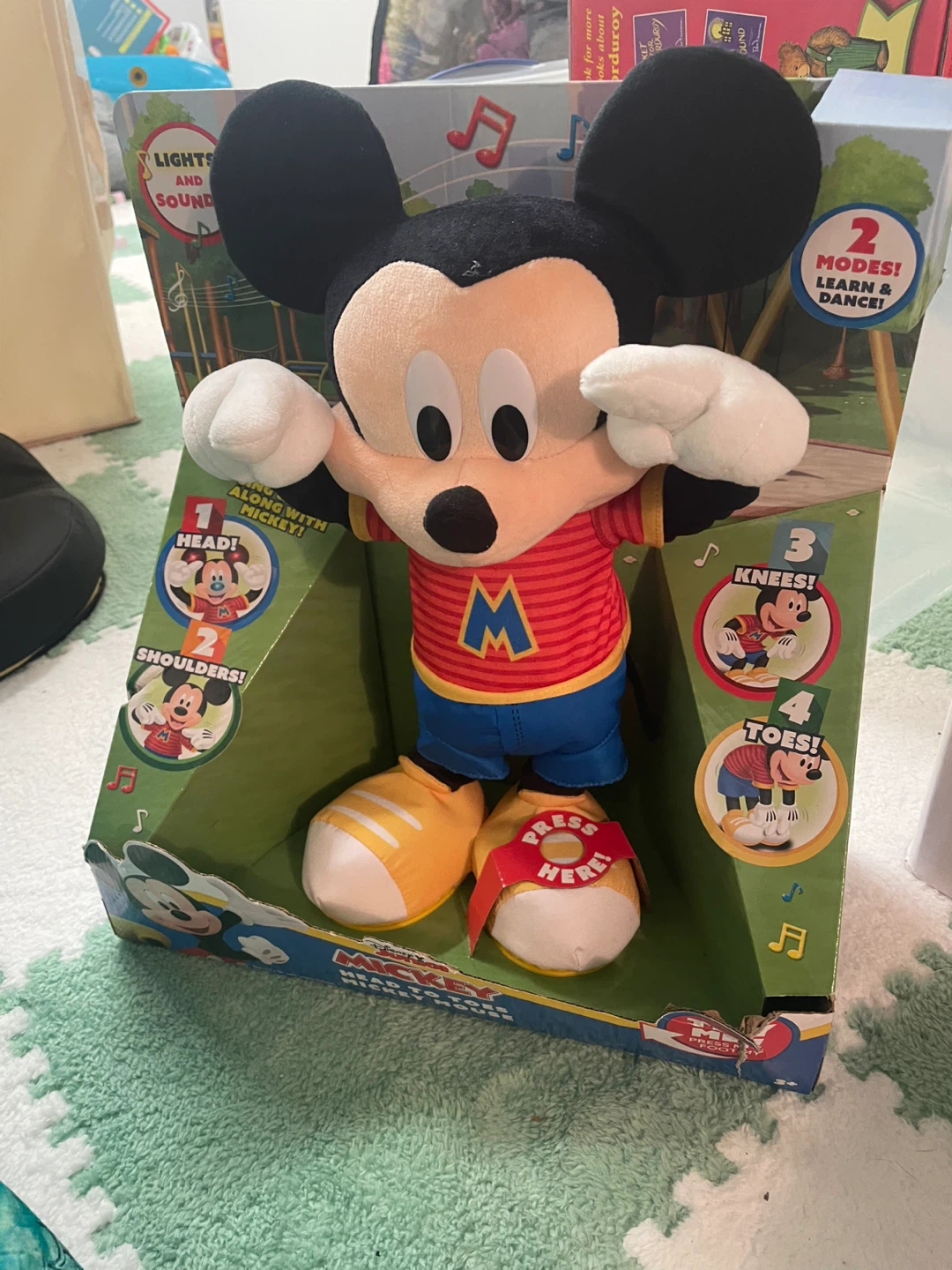 Disney Mickey Mouse Head to Toes Interactive Plush Toy