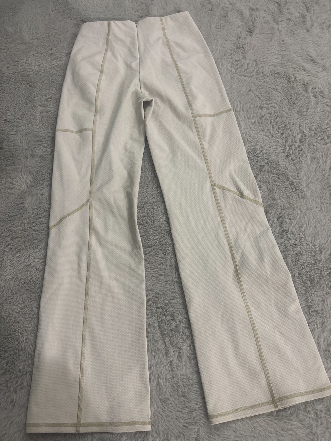 Wilfred Cream Textured Wide Leg Pants - photo 3