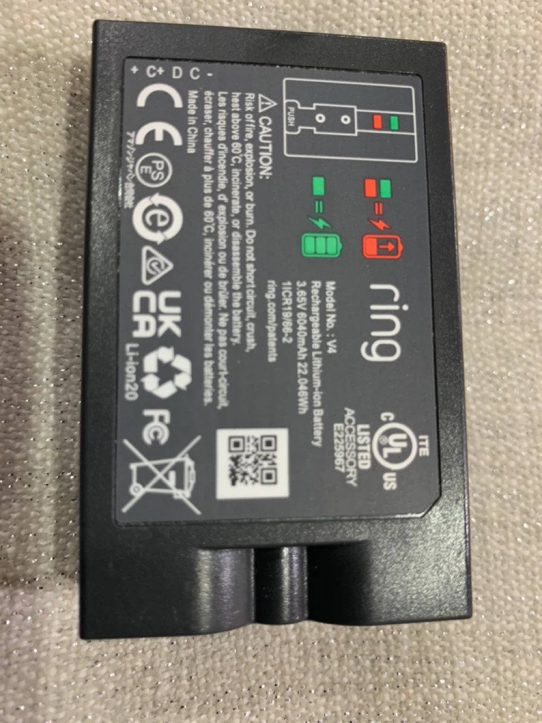 Ring Rechargeable Li-ion Battery - photo 3
