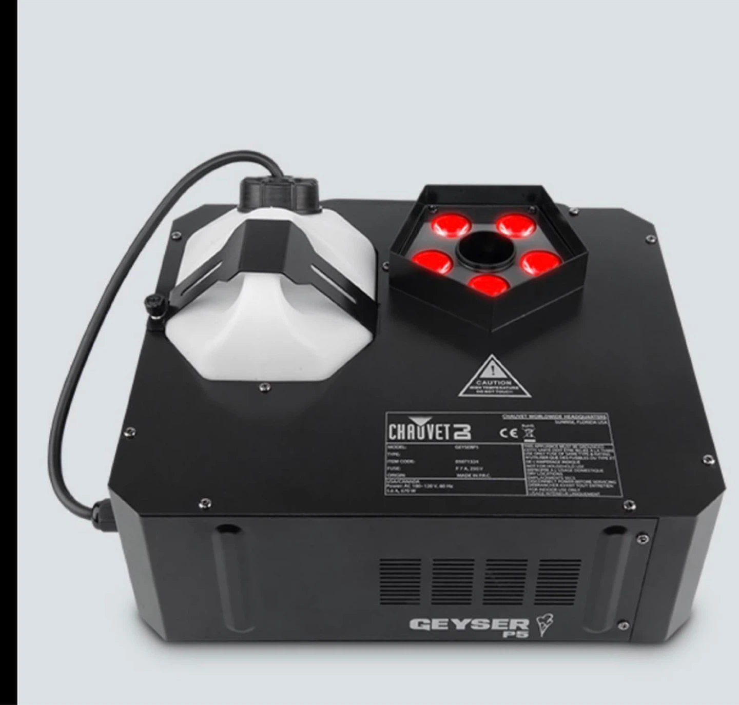 Chauvet Geyser P5 Led RGBA+UV Fog Machine