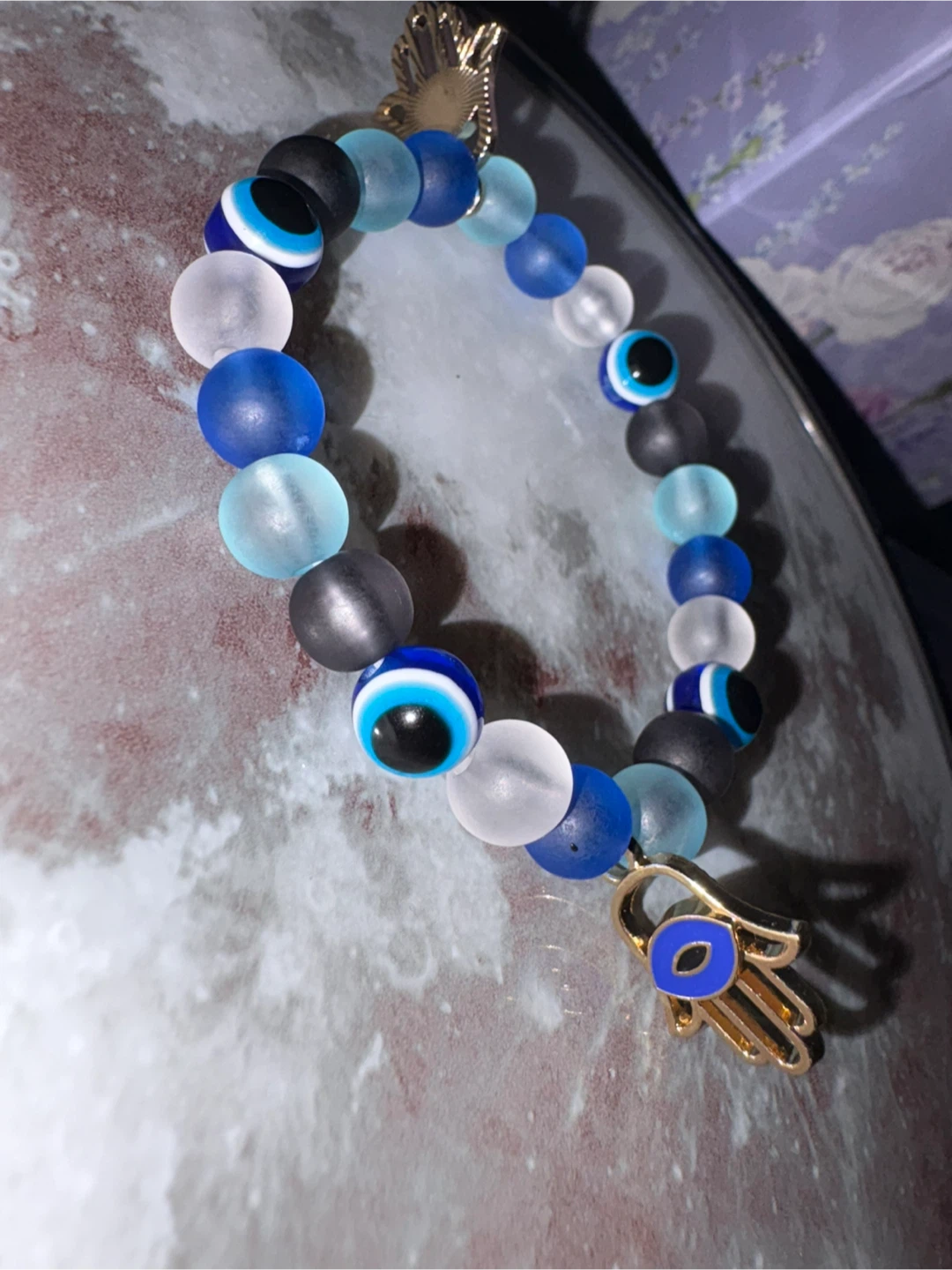 evil eye 3 piece bracelet set - photo 3