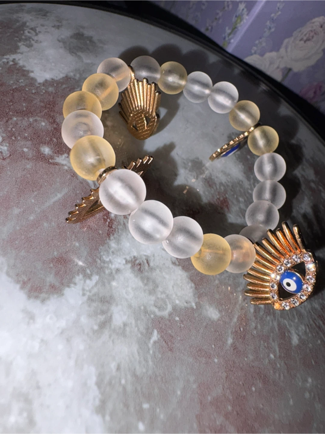 evil eye 3 piece bracelet set - photo 4