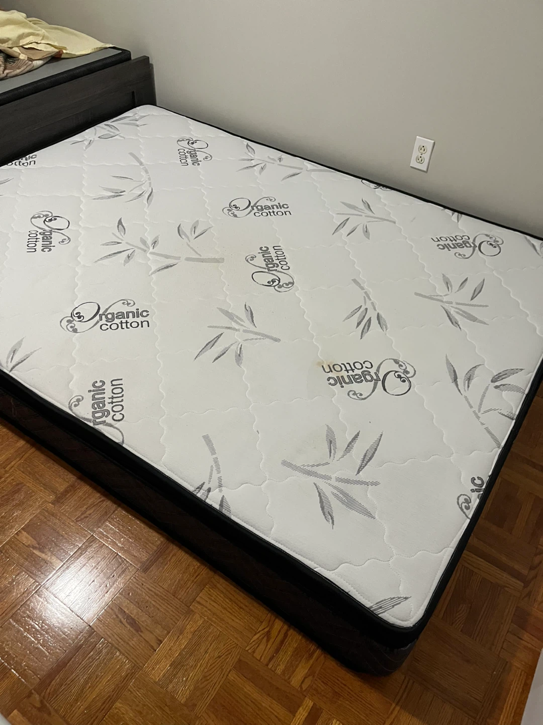 Queen Bed frame with Organic Cotton Mattresses and Bed box - photo 5