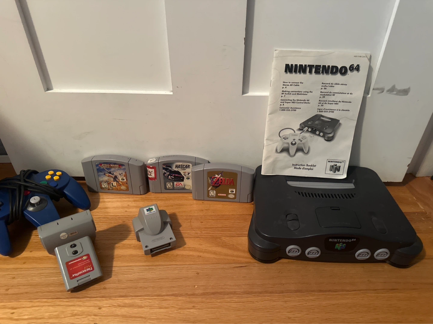 Nintendo 64 Console with Games and Controllers