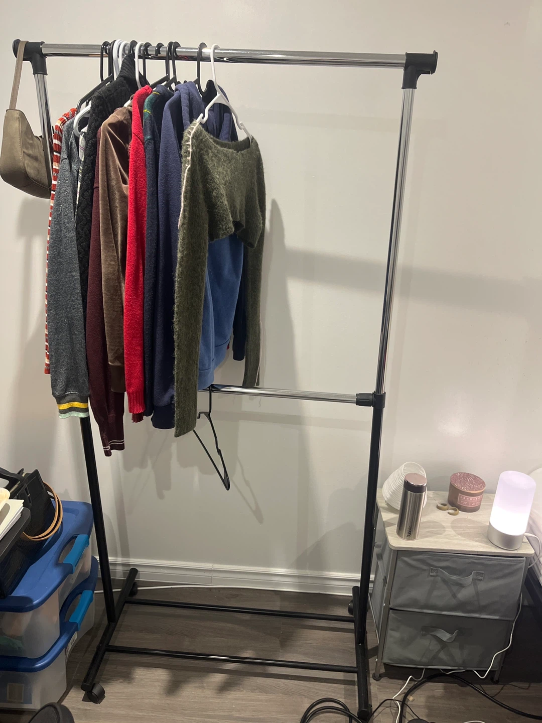 Rolling Clothes Rack