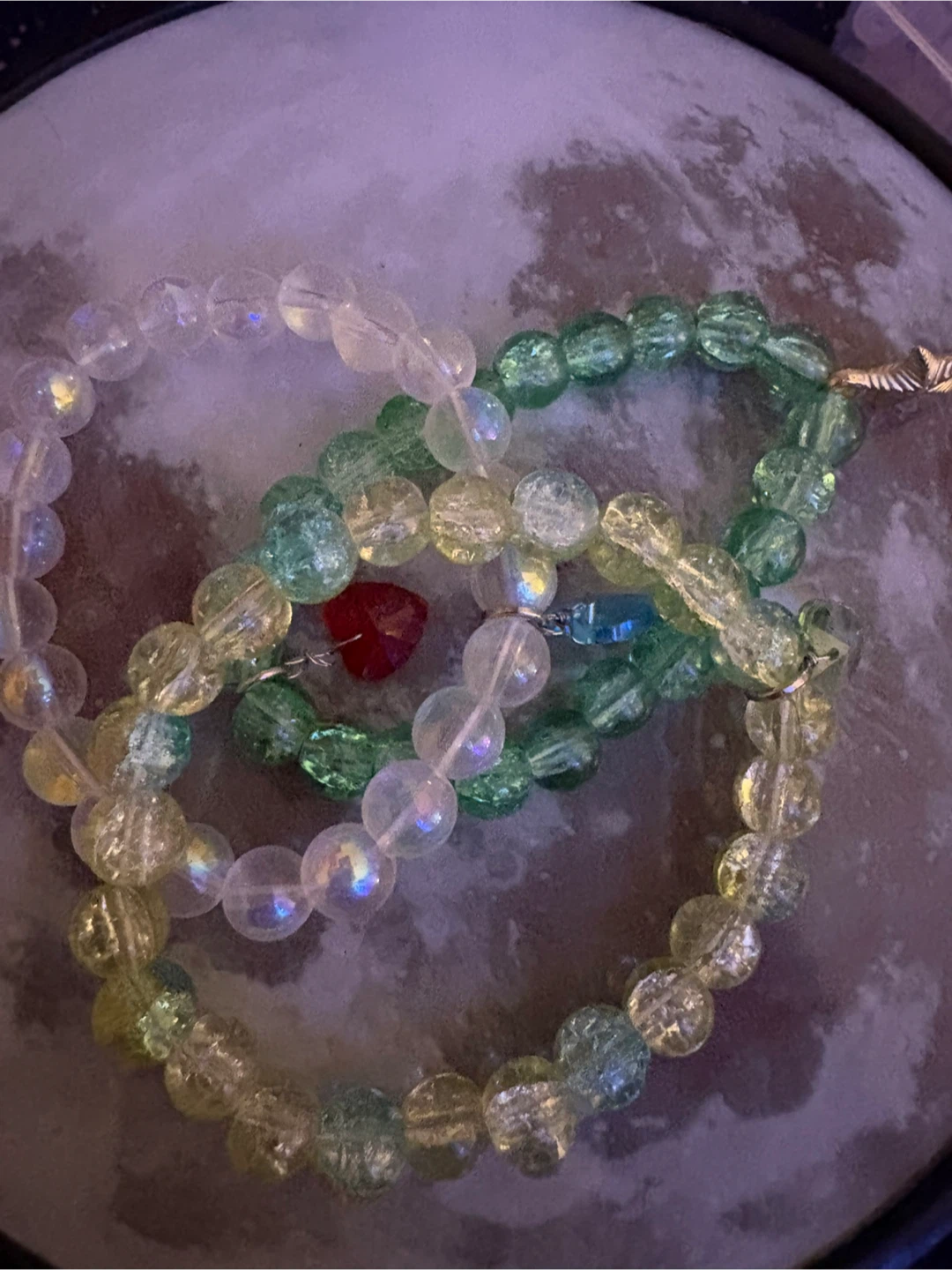3 piece beaded bracelet princess set
