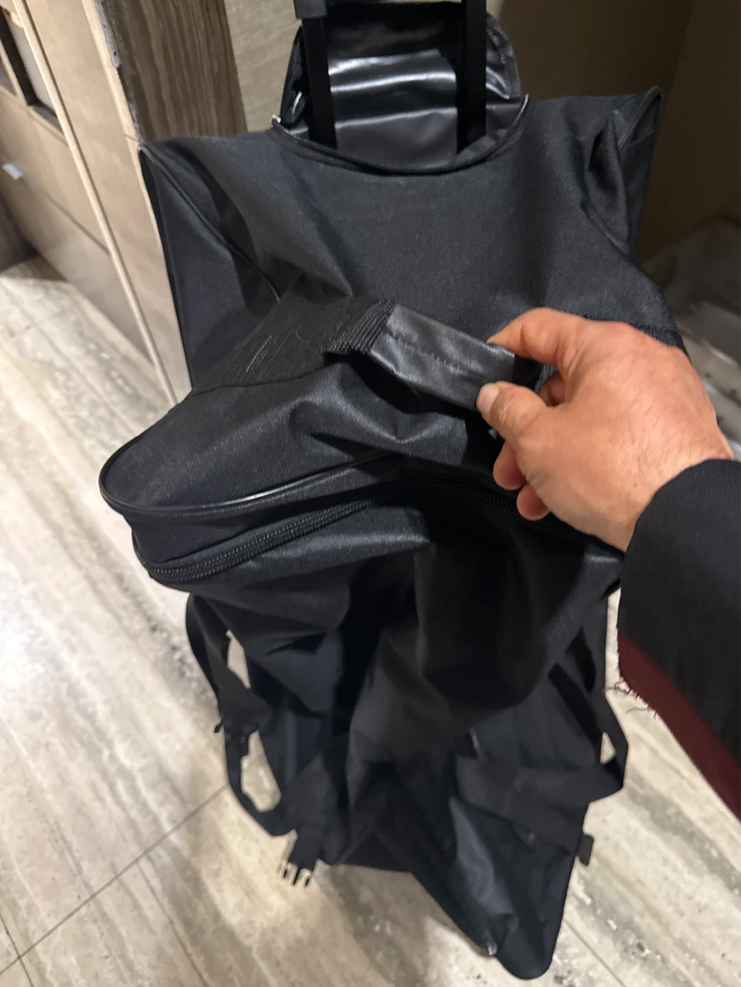 Cloud Nine Roundtrip Black Duffel Bag - photo 4