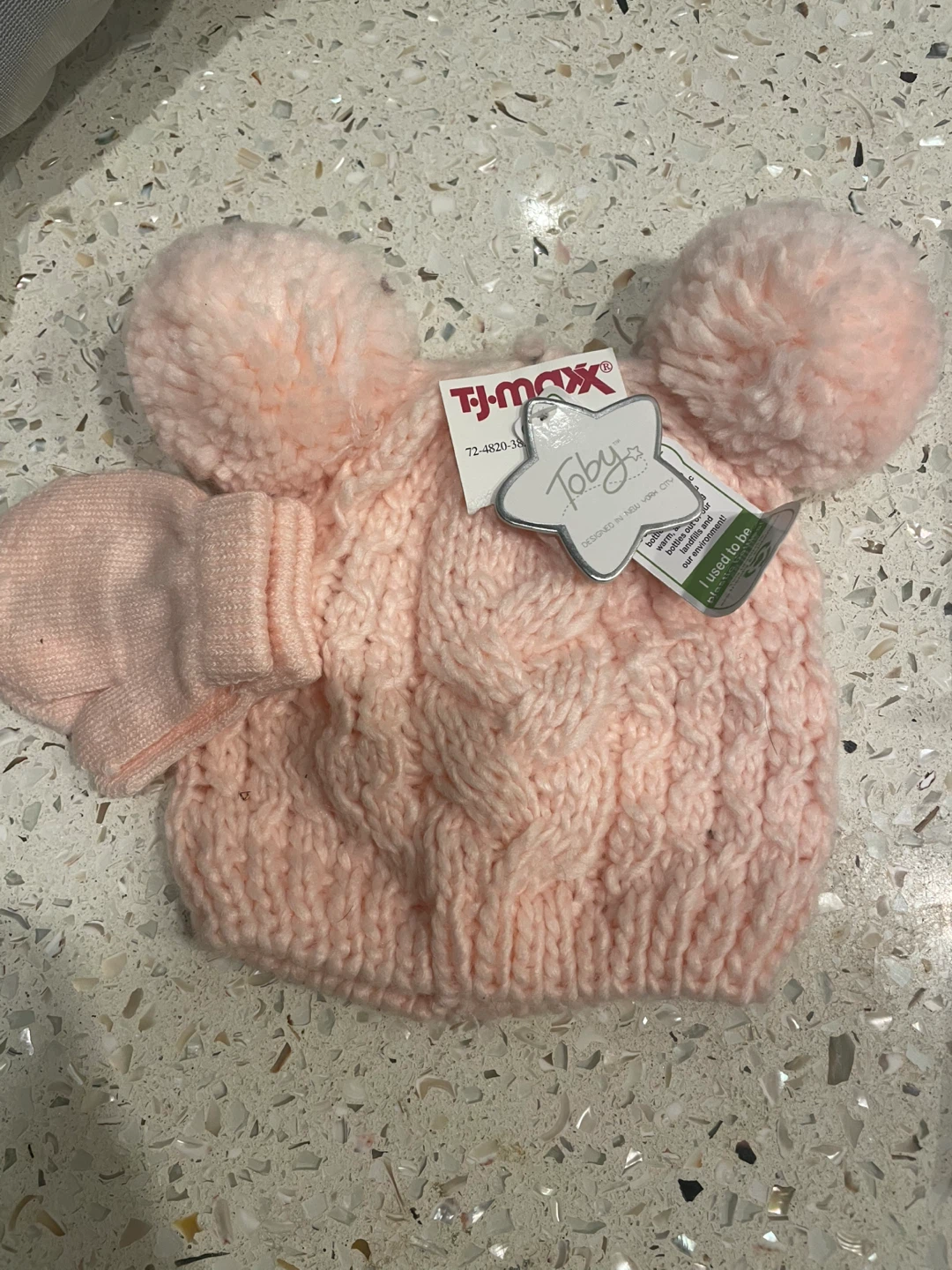 Stepping Stones Baby Hat & Bootie Set - photo 4