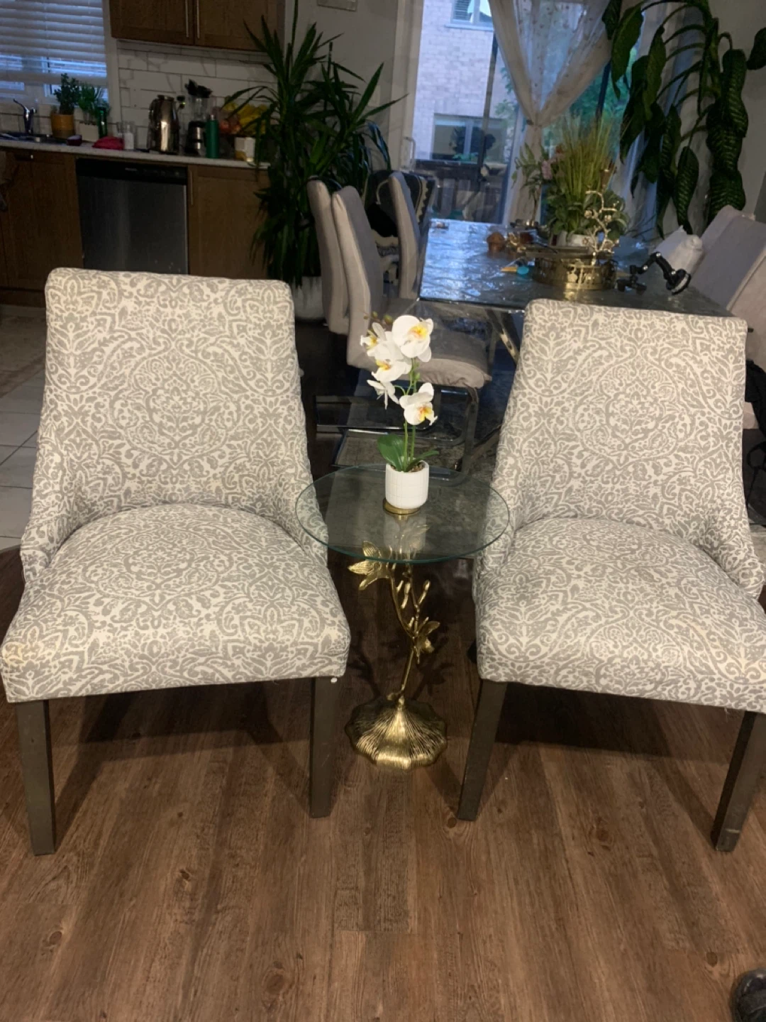 Two upholstered dining chairs from Homesense - photo 2