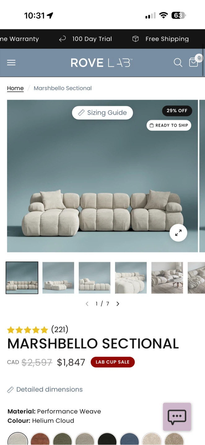 Marshbello Couch