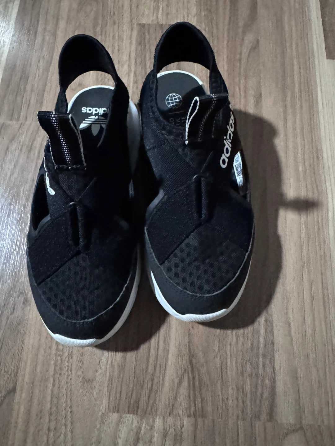 Kids Adidas Black Sandals Sizes US 2