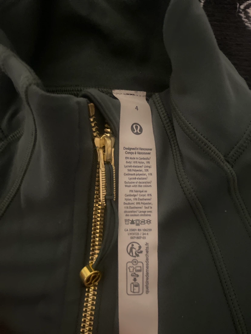 Lululemon Jacket Size 4 Green - photo 2