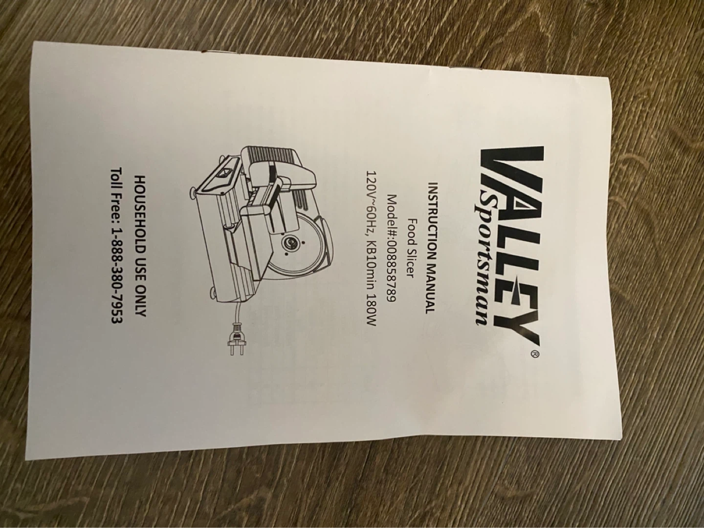 Valley Sportsman 7.5" Food Slicer - photo 3