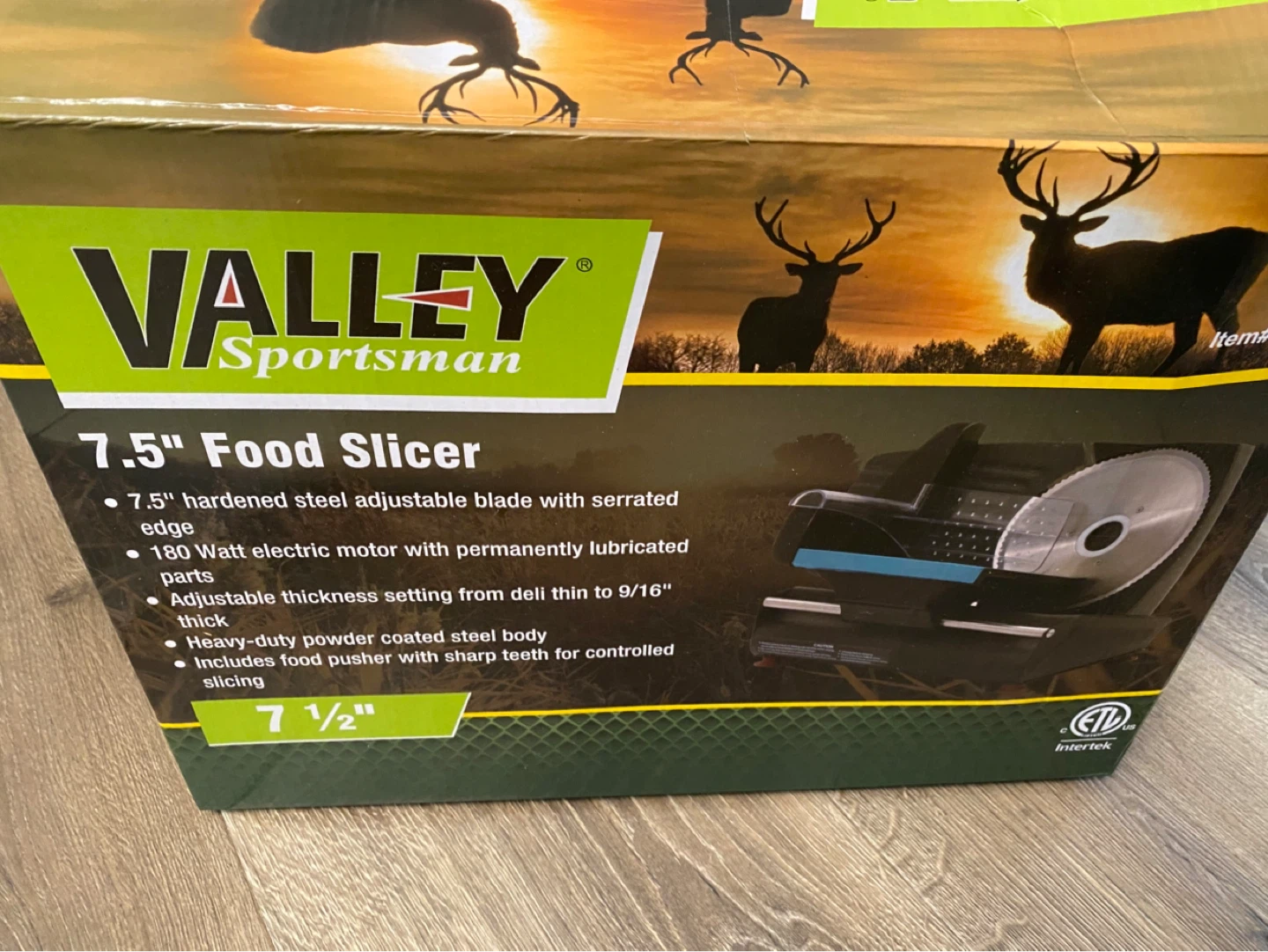 Valley Sportsman 7.5" Food Slicer - photo 2