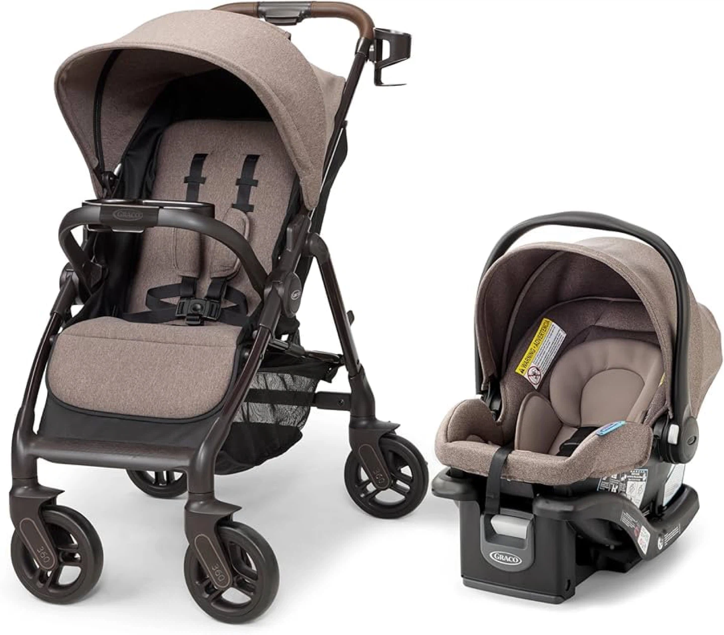 Graco Merge Travel System with SnugRide Lite DLX Infant Car Seat