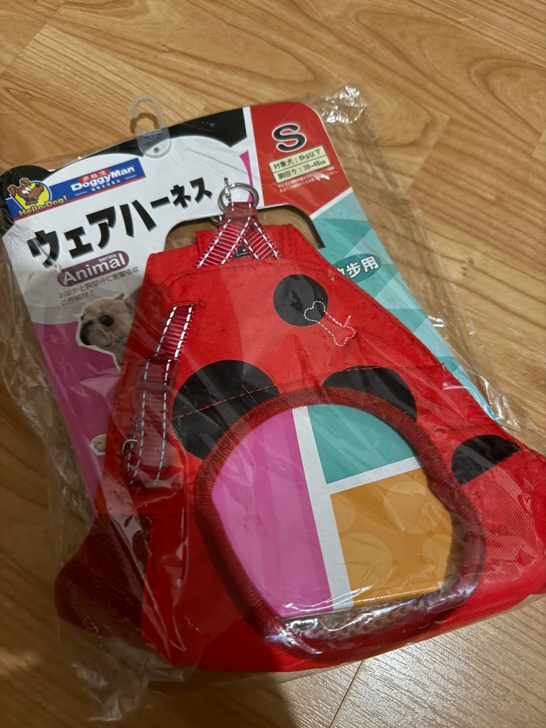DoggyMan Wear Harness for Small Animals Red Ladybug