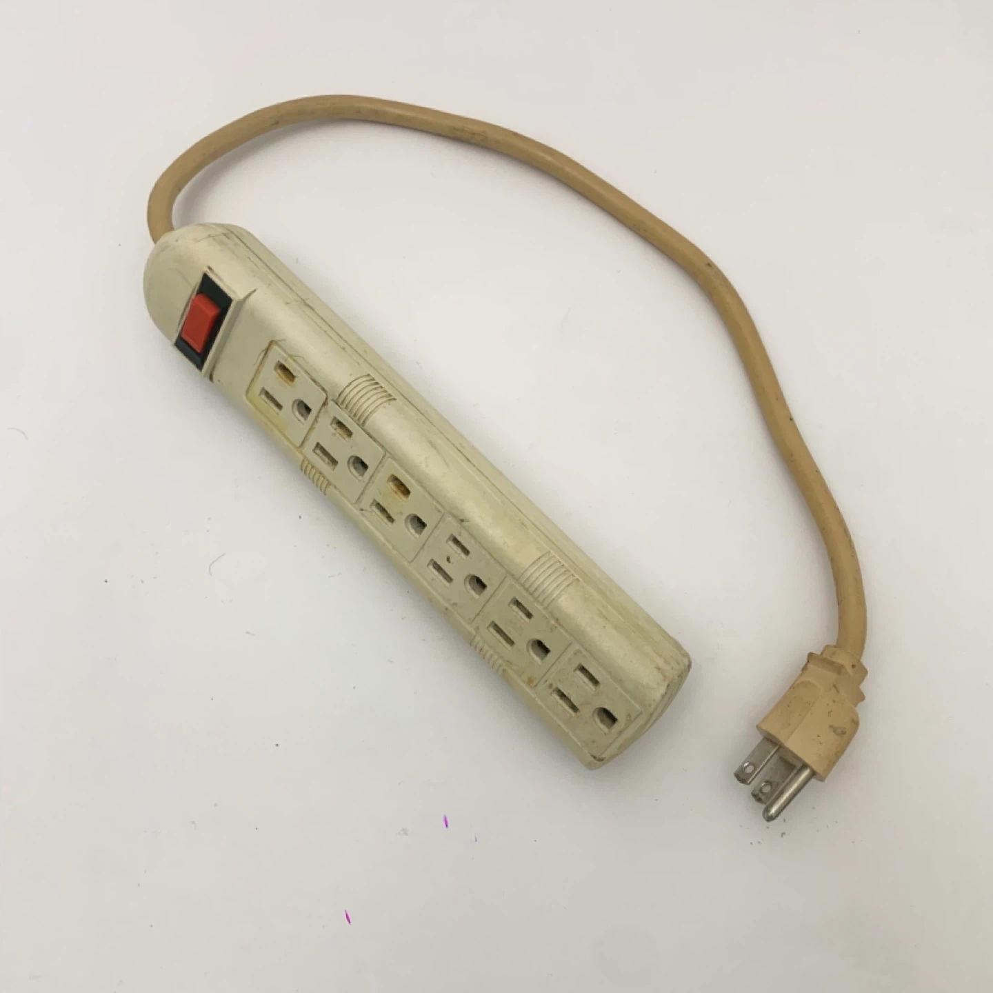 Power Bar Electronics Power Strip 6 Outlet Extension Cord