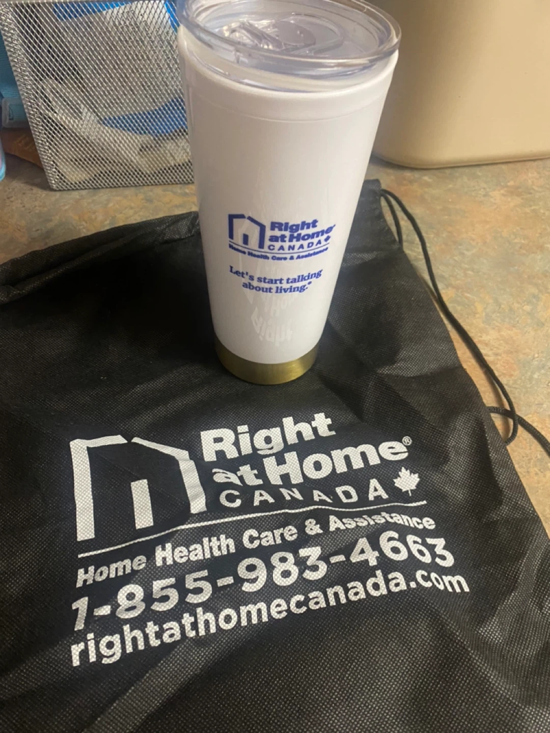 Right at Home Canada Tumbler with Drawstring Bag - photo 2