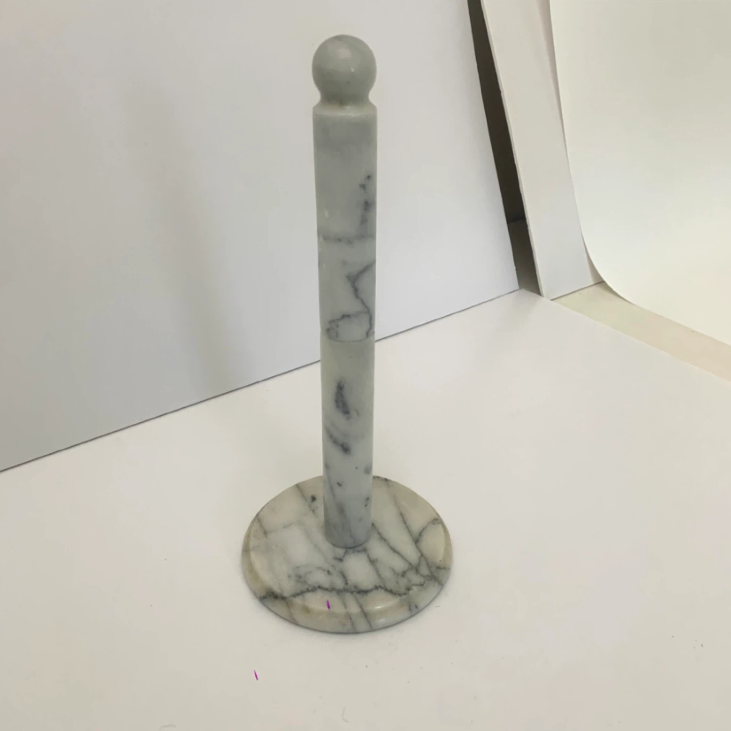 Paper Towel Holder Marble Kitchen Countertop Holder Stand - photo 2