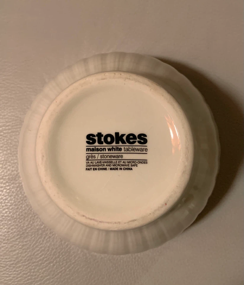 White Stoneware Bowl – Durable & Versatile - photo 2