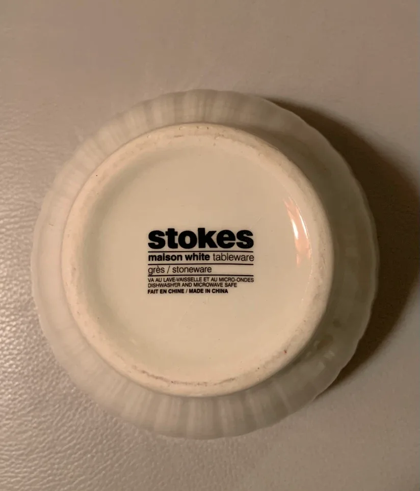 White Stoneware Bowl – Durable & Versatile - photo 2