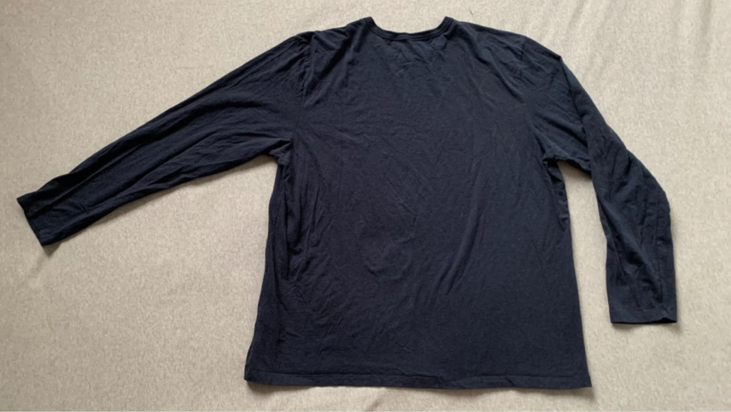 Ladies “Rough Dress” Brand Long Sleeve Navy Blue Shirt XXL - photo 2
