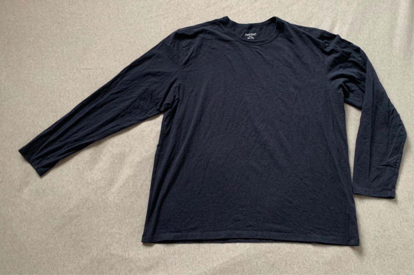 Ladies “Rough Dress” Brand Long Sleeve Navy Blue Shirt XXL