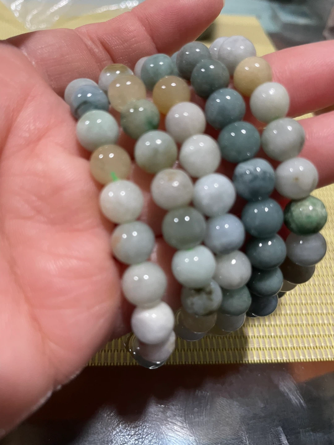 Assorted Jadeite Beaded Bracelets - photo 5