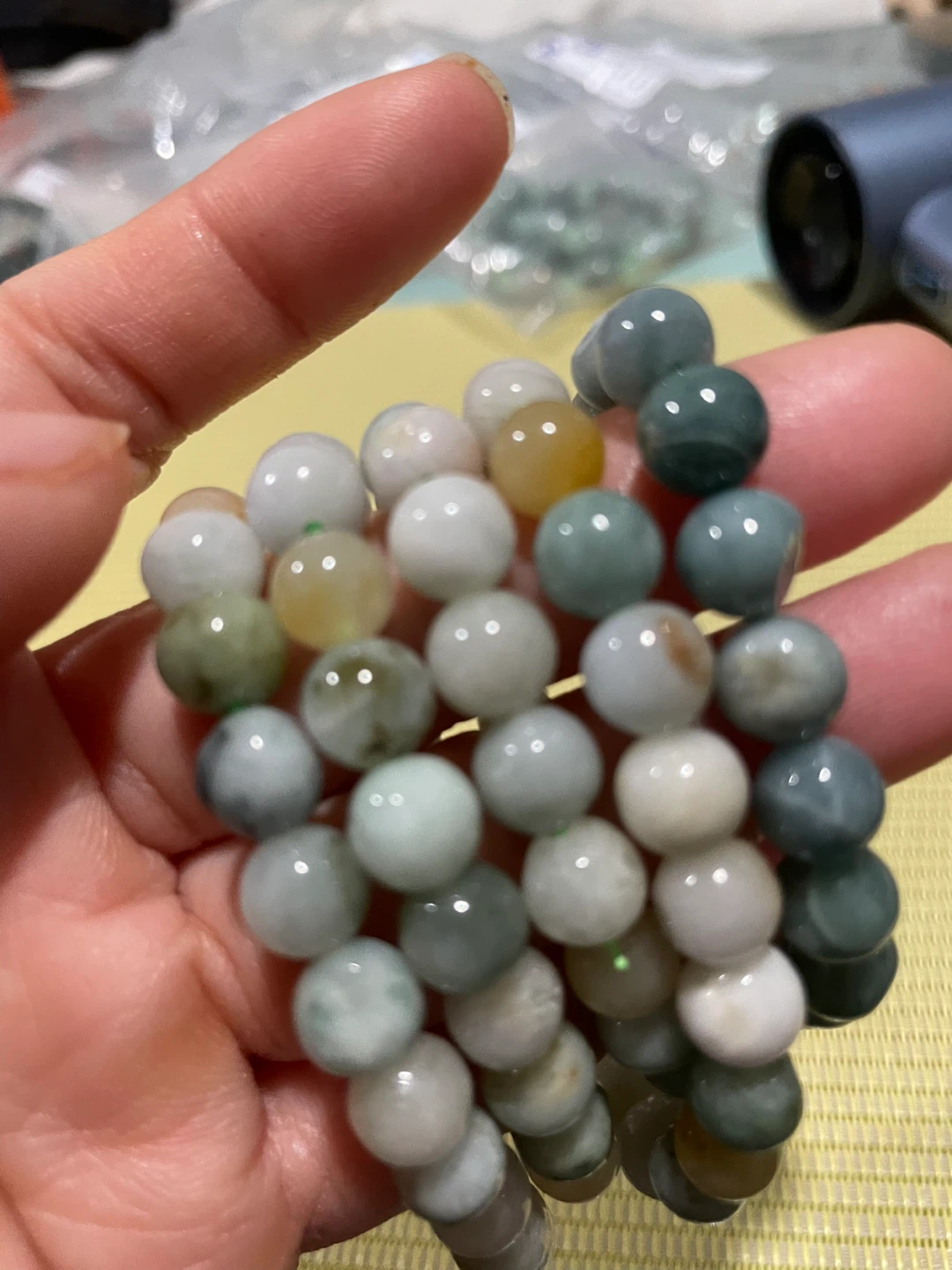 Assorted Jadeite Beaded Bracelets - photo 3