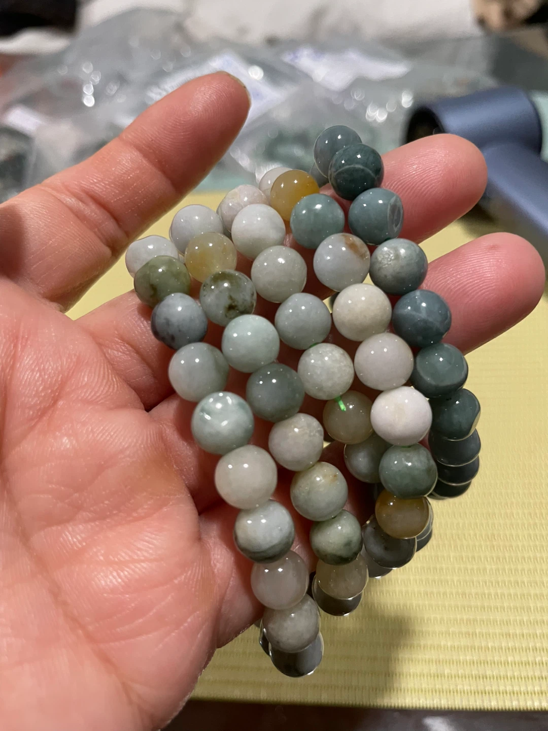 Assorted Jadeite Beaded Bracelets - photo 4