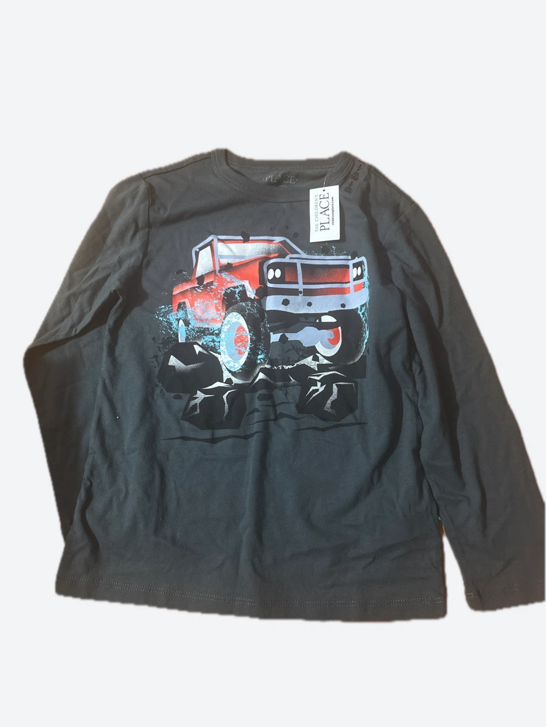 The Children's Place Long Sleeve Monster Truck Shirt