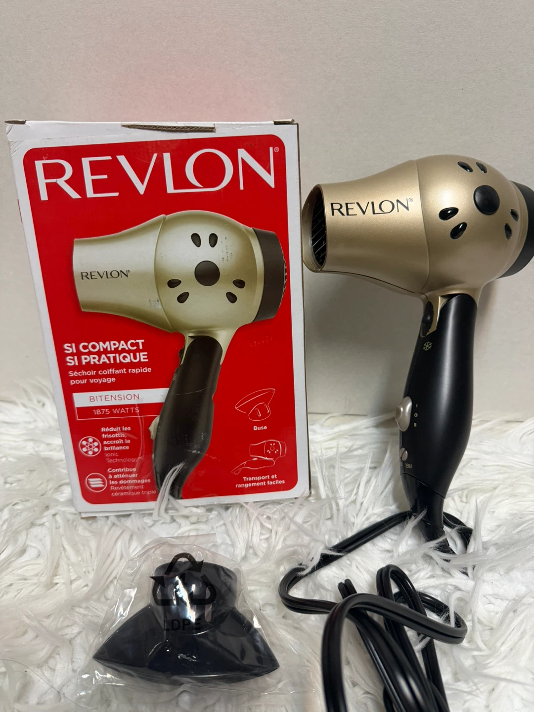 Revlon Compact Travel Hair Dryer 1875 Watts