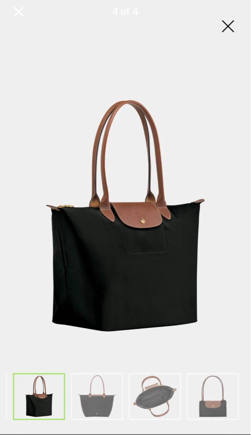 NEW Longchamp Le Pliage Original L Tote Bag - Black - photo 4