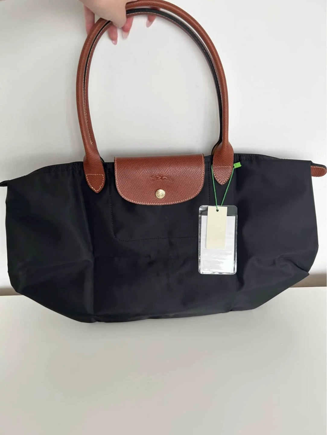 NEW Longchamp Le Pliage Original L Tote Bag - Black