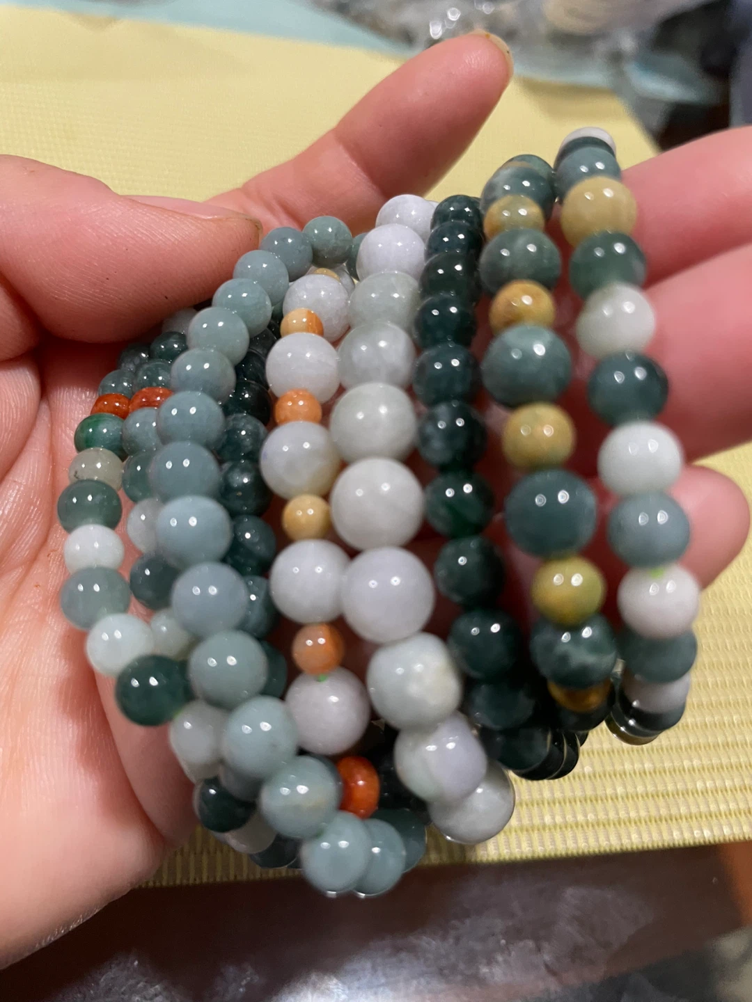 Assorted Jadeite Beaded Bracelets - photo 4