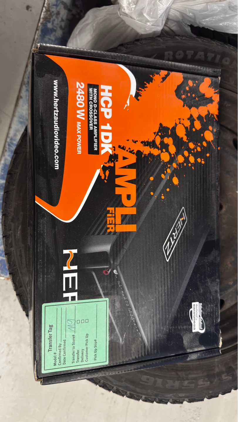 Hertz HCP 1DK Mono D-Class Amplifier 2480W