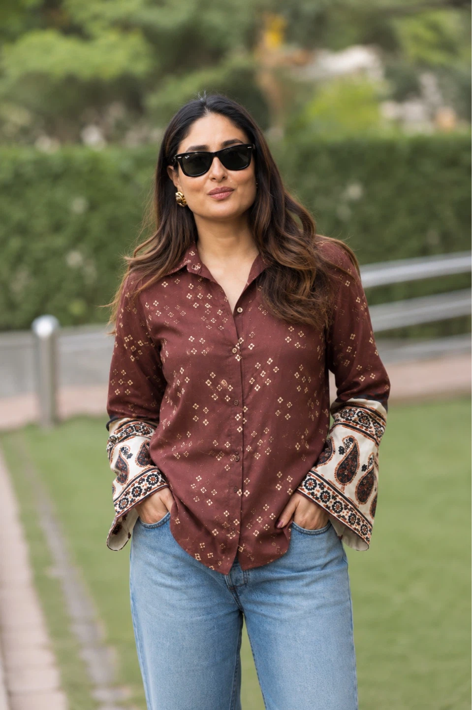 Ajrakh Shirts in Jaipuri Print in Crepe - photo 3