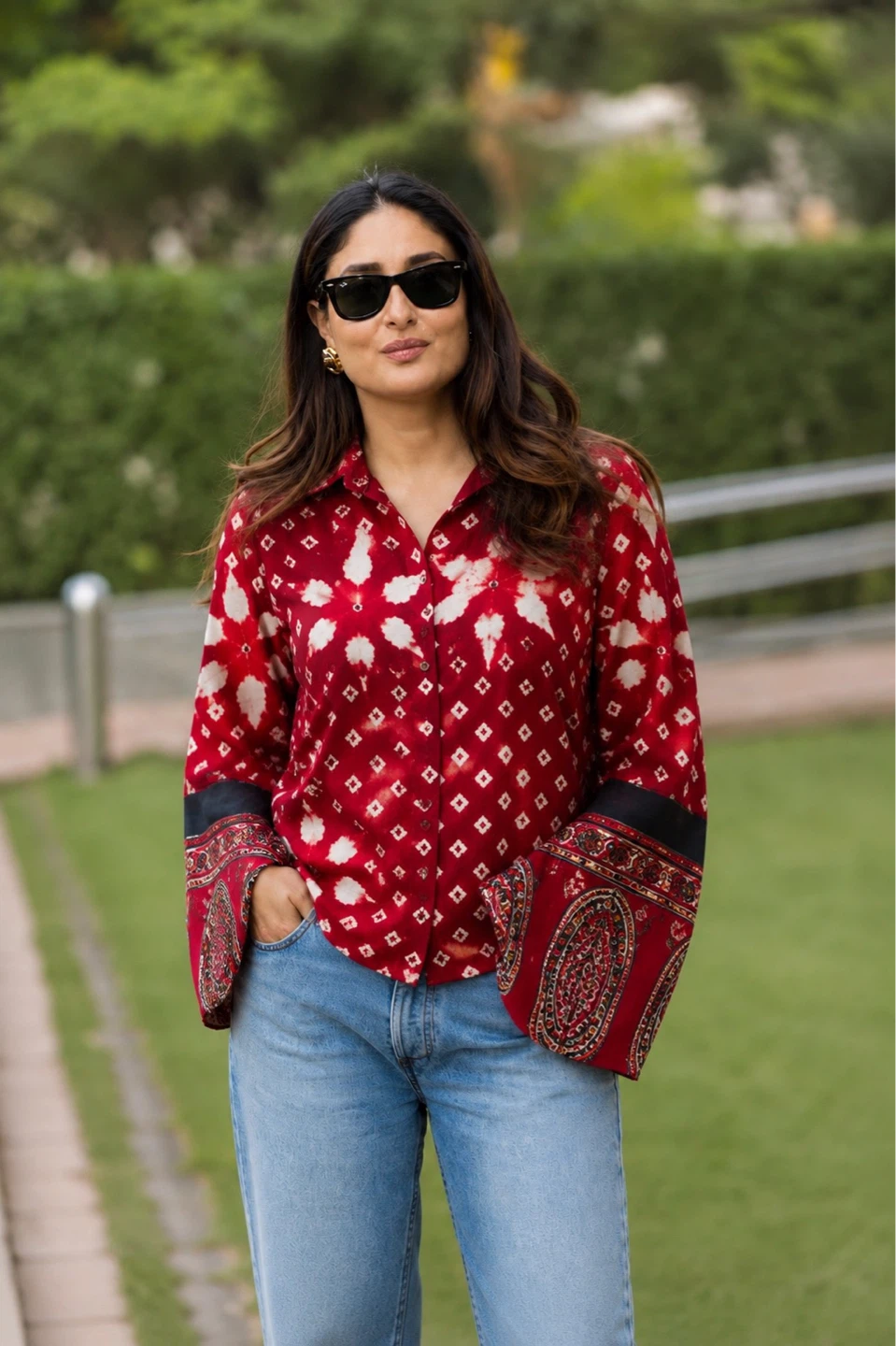 Ajrakh Shirts in Jaipuri Print in Crepe - photo 4