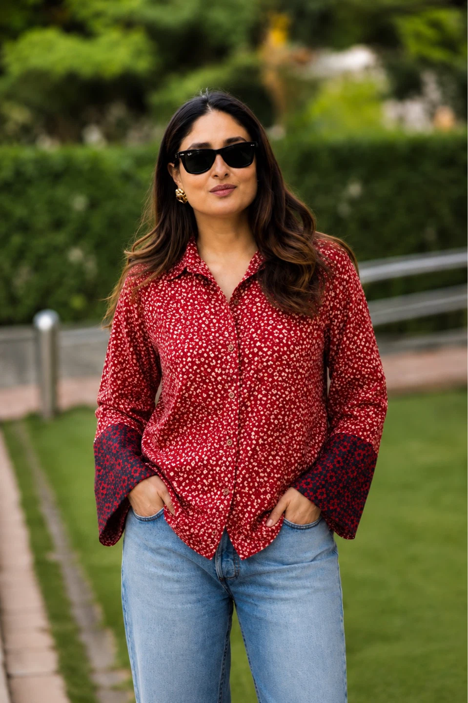Ajrakh Shirts in Jaipuri Print in Crepe - photo 5