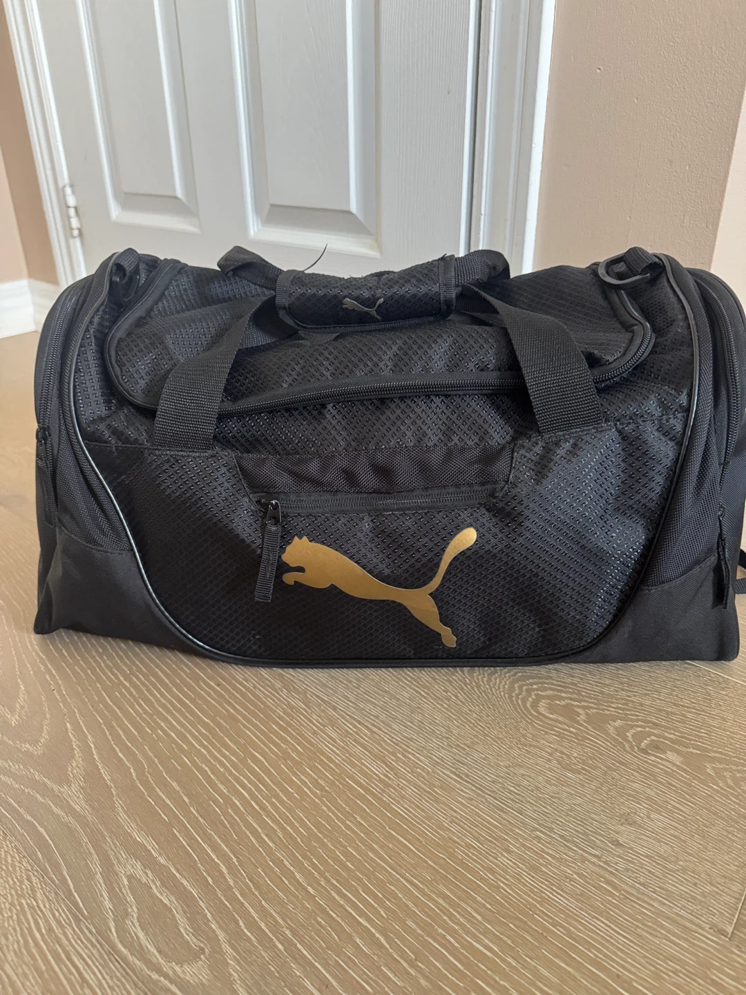 Puma Black Duffel Bag
