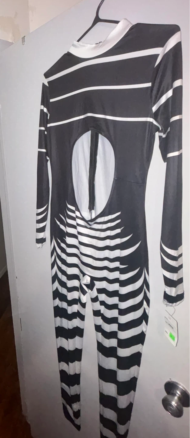 Skeleton Print Jumpsuit
